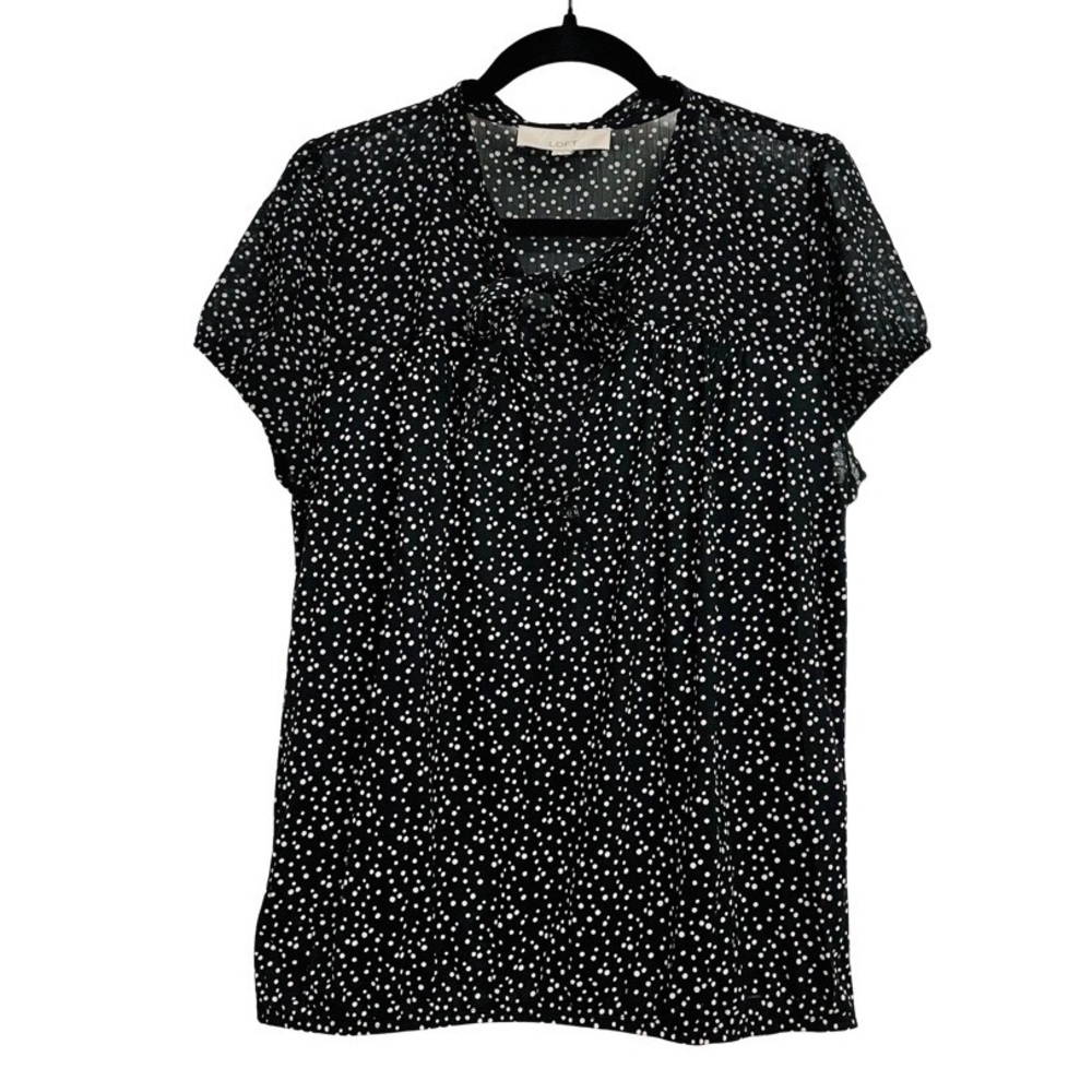 Ann Taylor LOFT Women's Polka Dot Blouse
